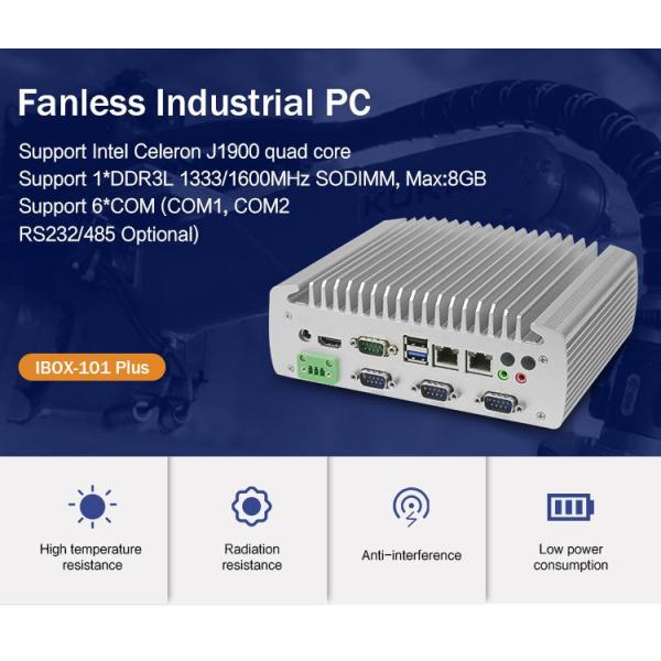 IBOX-101 Plus Industrial Mini PC With HDMI Mini PCIe/MSATA Support Windows/Liunx