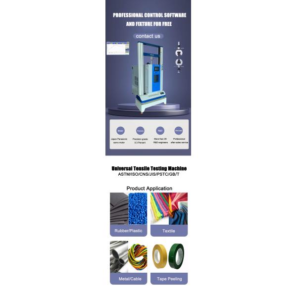 100KN Lab Universal Tensile Testing Machine With Temperature And Humidity Chamber