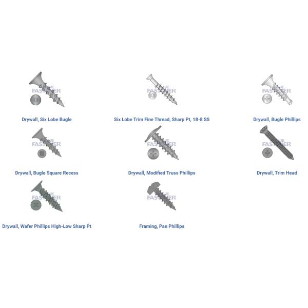 Stainless Material C1022a Material Drywall Screws Or Framing Screws