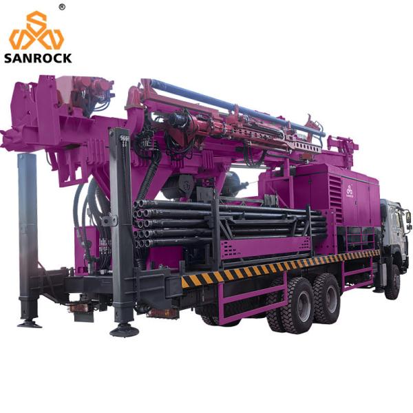 Truck Mounted Drilling Rig With Mud Pump Water Well Drill Machine Reverse Circulation Drilling Rig