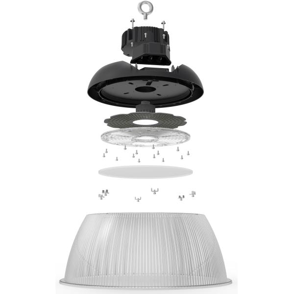 200W IP65 LED UFO High Bay Light For Stadium Warehouse