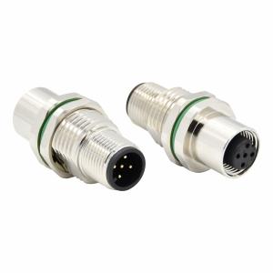 TPU GF Insert Circular Push Pull Connectors with Fix Screw Locking for Long