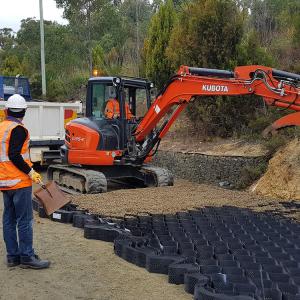 Quality HDPE Geocell Used in Road Construction for Slope Protection Retaining Wall and Driveway for sale