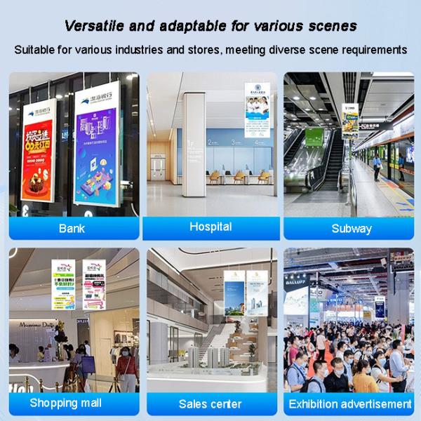 43 inch Electronic Label Nfc Smart Shelf LCD Window Digital Signage Android Operating System for Supermarket