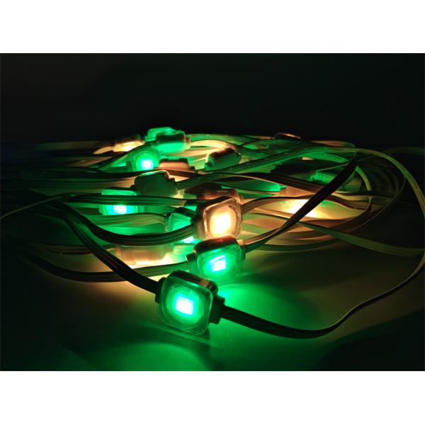 CE Certified RGB Point Light Source LED Eave String Lights for Christmas Decorations