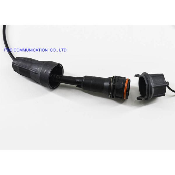 Water Proof Multimode Fiber Optic Cable Fullaxs To LC Duplex Jumper For FTTH