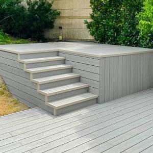 Quality Low Maintenance 3D Composite Decking Waterproof WPC Hollow Decking Panel for sale