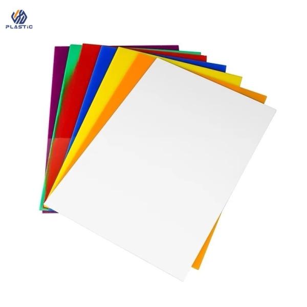 Custom Size Color Acrylic Sheet Cast Process Colored Acrylic Panels Scratch Resistant