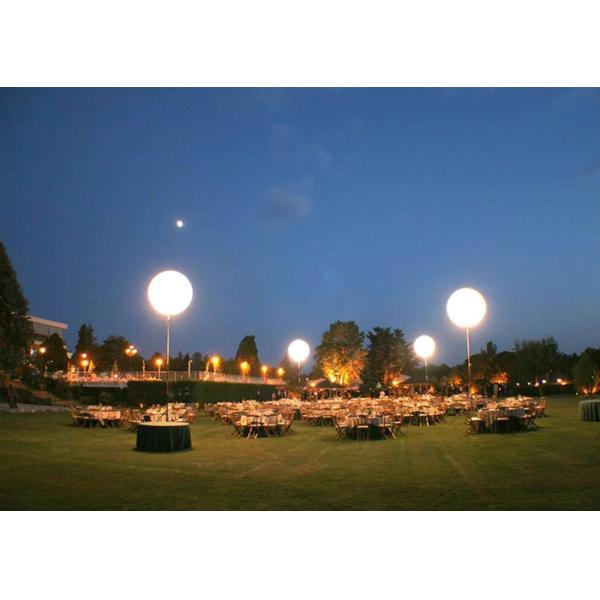 Free Switching Moon Balloon Light , Inflatable Led Lamp 200W 400W With Uniqueness Shift Function