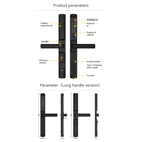 Zinc Alloy Ttlock Privacy Lock