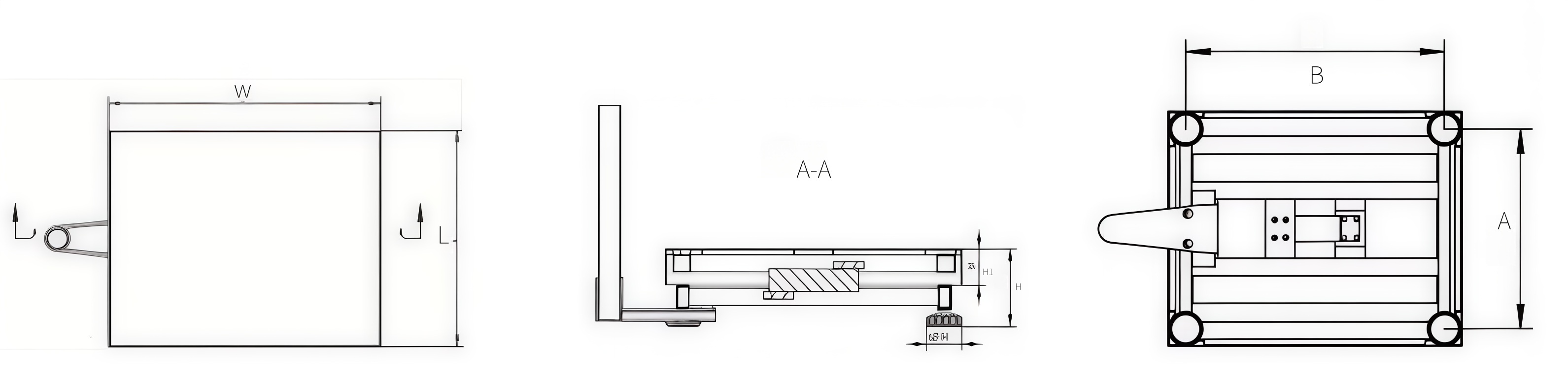 High Precision LBC Platform Scale Warehouse Logistics Large Floor Scale