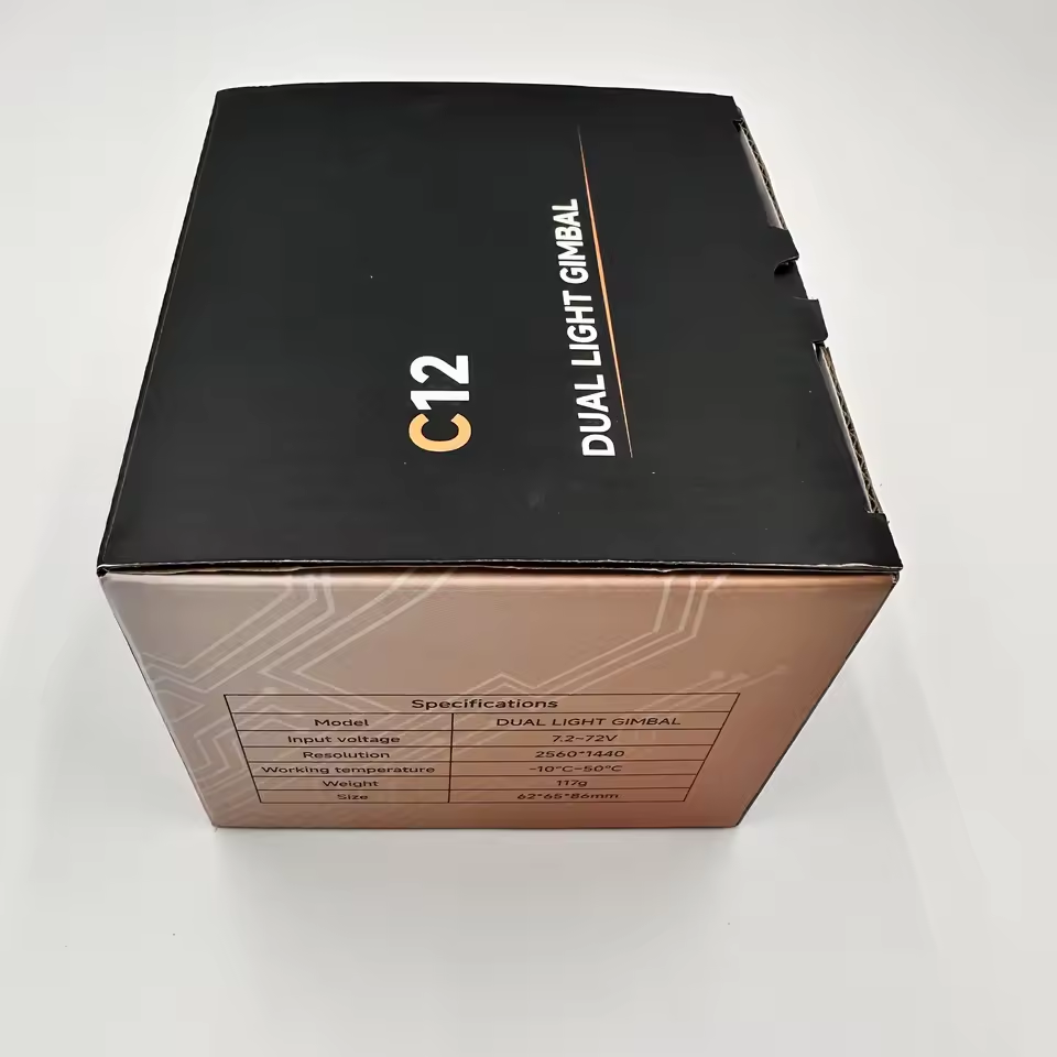 Skydroid C12 2K High Definition Thermal Imaging Camera Three-Axis Stabilized Dual Light Gimbal Inverted Dynamic Drone RC C12