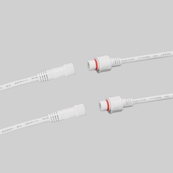 Waterproof IP68 Connector 400mm Wire Harness For LED Light