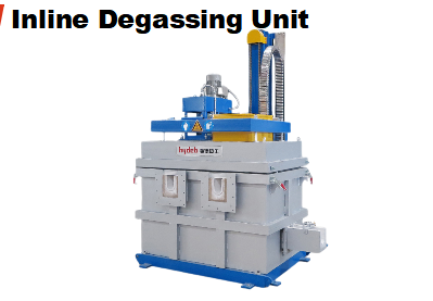 Inline Degassing Machine with 60% Efficiency Sealed Box Design and Double-Layer Sealing for Molten Aluminum