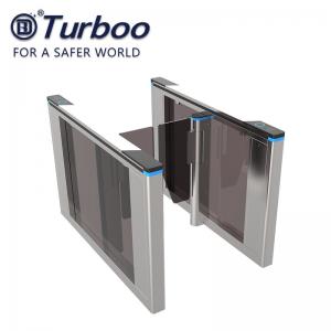 Quality RFID Access Controller Swing Electronic Turnstile Gates With Anti - Pinch Function for sale