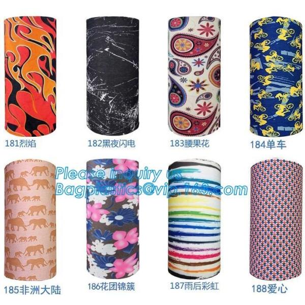 custom colorful seamless multifunctional bandana,Bespoke multifunctional seamless tube sun protection face mask scarf ba