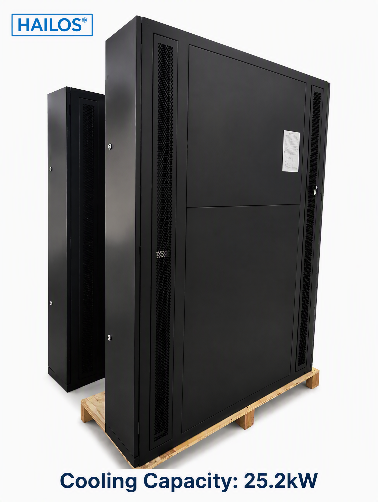 25.2kW In‑Row Precision Air Conditioning System, Direct Expansion Close Control Cooler for Contained Cold Aisle Data Hall