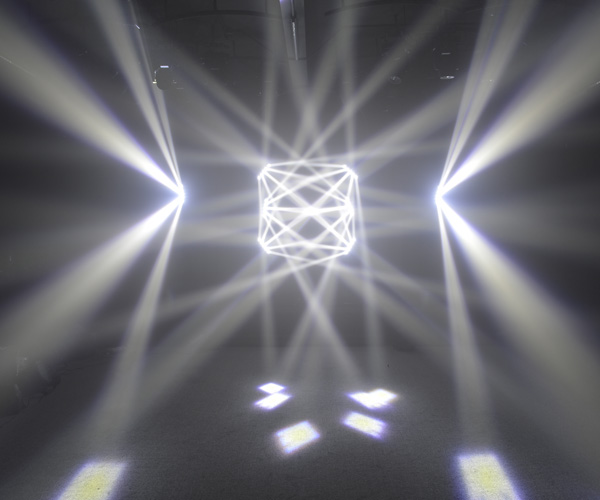 Rainbow Effects CREE Mini LED Moving Head Beam Stage Light with Infinite PAN Movement 50W