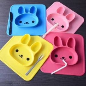 Quality Silicone Dinner Plates OEM ODM Non Slip Baby Plate for sale