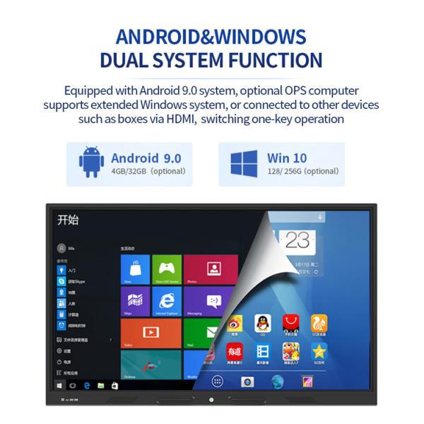 55 Inch Education Interactive Whiteboard Touch Screen Smart TV