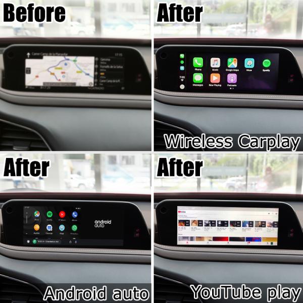 Android interface for Mazda CX30 2020 GPS navigation youtube interface