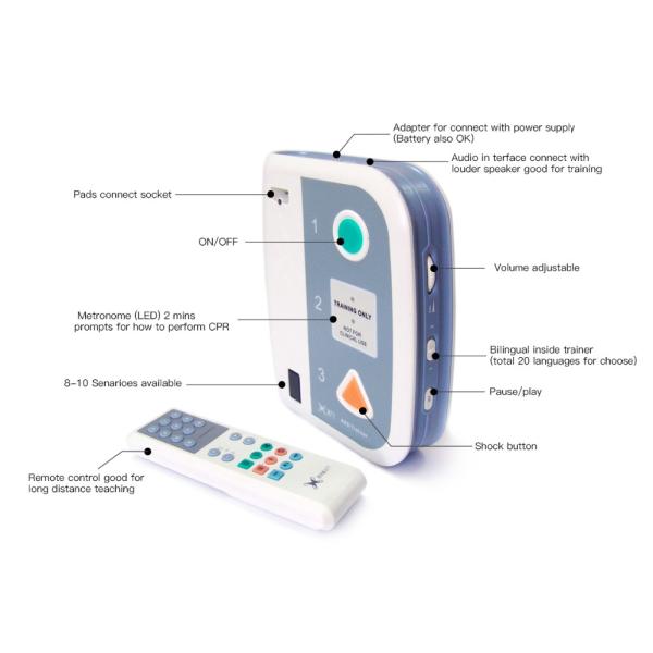 XFT Red Cross AED Trainer Beginner Instructor Package With AHA New Guidelines