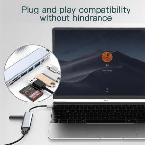 Type C Type-C Hub Multi Function Adapter for Charging Data Transfer and Video