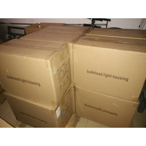 Emergency Oval LED Bulkhead Light 20W Corrosion Proof Grey Housing IP65