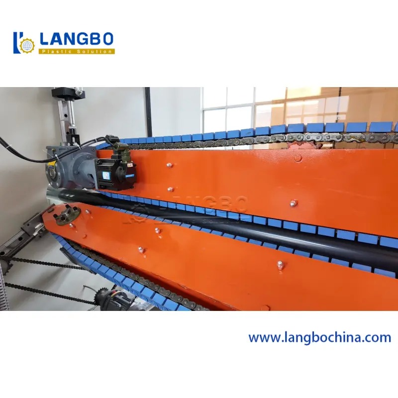 PVC Pipe Extrusion Line with Precise Diameter Control Cooling Deformation Reduction and Twin Screw Extruder