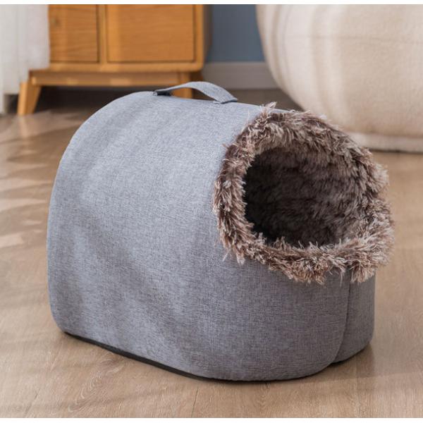 Cat Small Amazon Cat Bed Cave Pets Igloo Bed Hideout Cave Cushion Washable