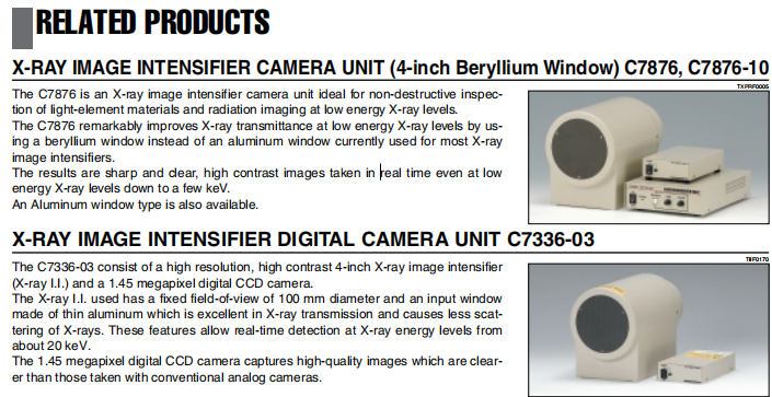 X-ray source application example