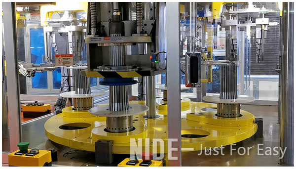 New Energy Stator Winding Inserting Machine 4 Stations
