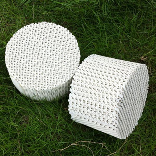 High Temperature Resistant X And Y Type Ceramic Tower Packing Structured For Washing Tower