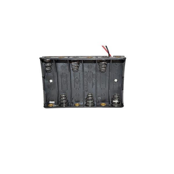 6AA Batteries Storage Box Electronic Components Holder Battery Holder