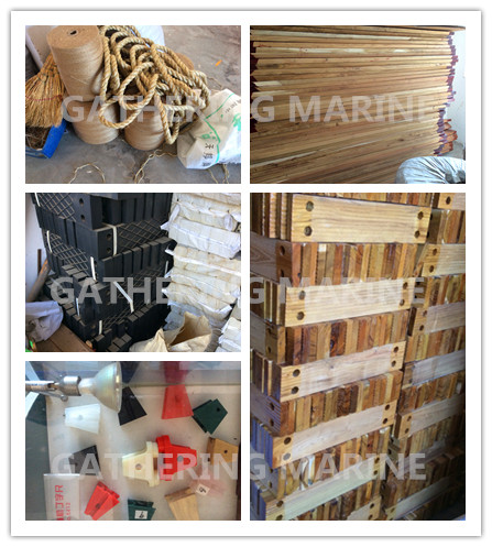 Willow&Wooden material ship rope ladder,embarkation floding ladder