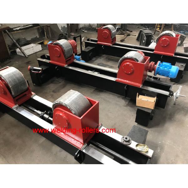 10T Conventional Pipe Welding Rotator For Pipe Butt With PU With Bolt Adjustment