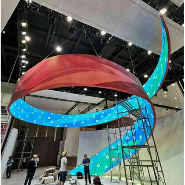 P2mm Flexible Creative LED Display Modules With High Adaptability And Lightweight Design For Creative Installation