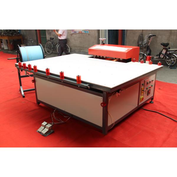 High Performance Heated Roller Press Table Double Glazing Glass Machine