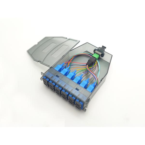 YINGDA Plastic Transparent 12 Fiber MPO To SC Module Single Mode Simplex Adapter For Communication