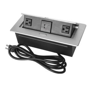 Quality American Standard Desktop Pop Up Power Socket / Conference Cable Box Evoline Pop Up Socket for sale