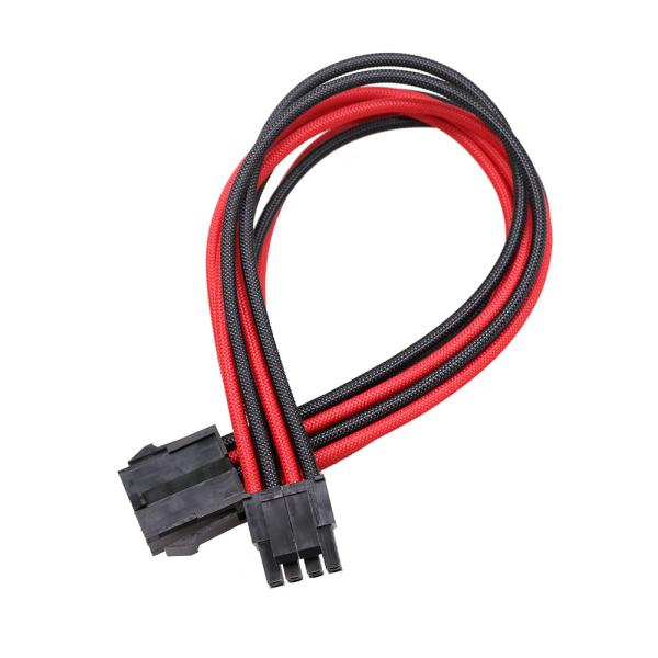 customized Braided Sleeved Extension cable PCIE Power Supply Extension Cable 300mm