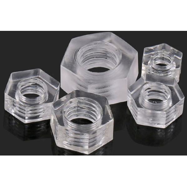 ASME Injection Molding Nylon Plastic Nut Passication Finish