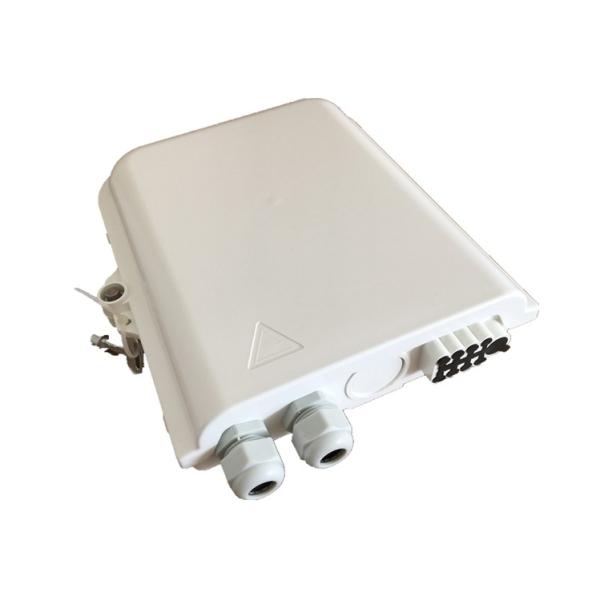 White PC Material Fiber Optic Termination Box 16 Core For CATV System
