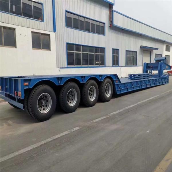 Customizable Steel Multi-Bridge Low-Flatbed Transporter Mechanical Suspension