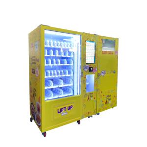 Healthy Options Cold Drink Fresh Food Vending Machine With Double-Glass Door