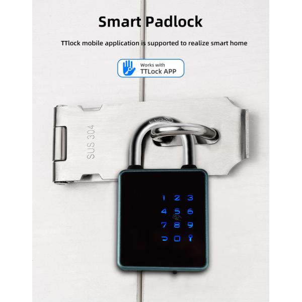 Smart Padlock Digital Password RFID Card NFC Bluetooth Ttlock App With Key