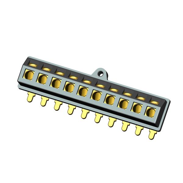 Rectangle 10 Position Car Amplifier Terminal Block PCB Mount BT10-002B BT10-93A