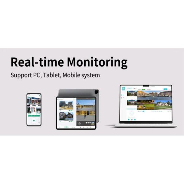 4MP Wireless Solar Wifi Security Camera with Waterproof Design and H.265 Video Encoding
