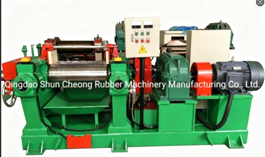 Automatic Two-Roll Rubber Processing and Open Mixing Mill Machine