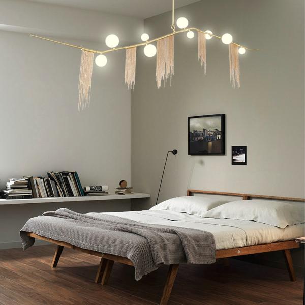 Multi Fitting Pendant Light Glass Ball for Shopping Mall
